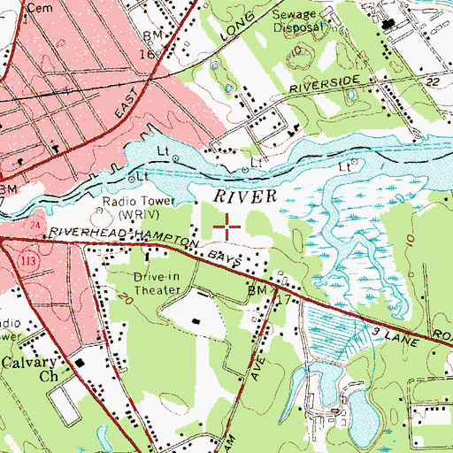 Topographic Map of Parkview Community, NY
