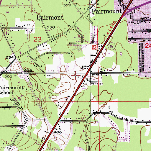 Topographic Map of Everett Korean Church, WA