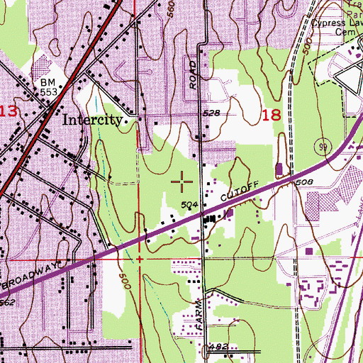 Topographic Map of Free Methodist Church of Everett, WA