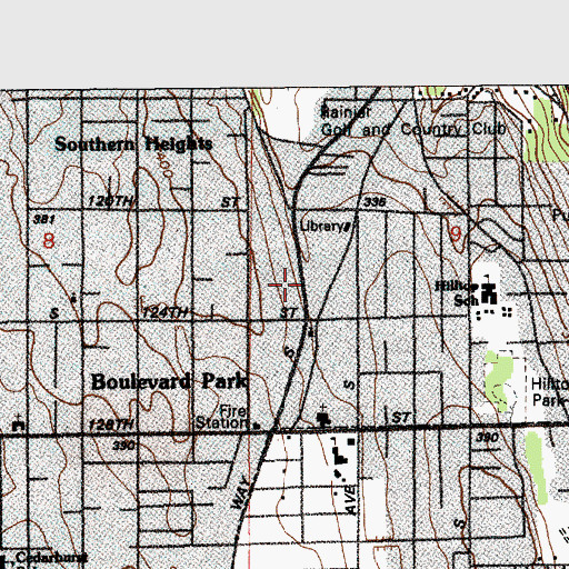 Topographic Map of Apostolic Bible Church, WA
