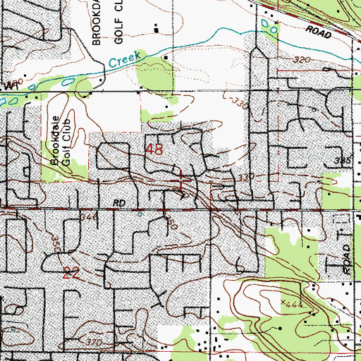 Topographic Map of Christ the Victor Charismatic Church, WA