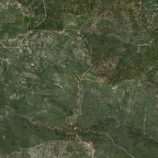 Aerial/Satellite Image of Monument Peak, CA
