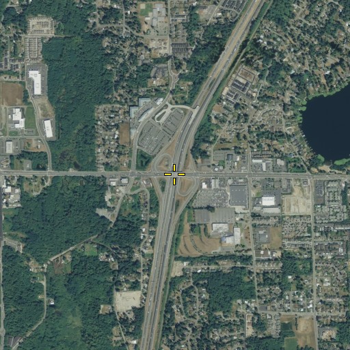 Aerial/Satellite Image of Interchange 183, WA
