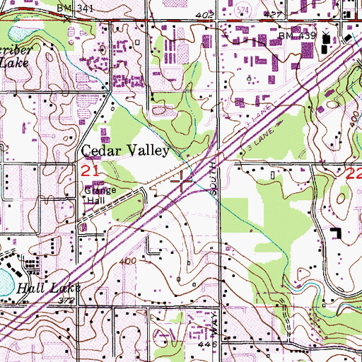 Topographic Map of Interchange181A, WA