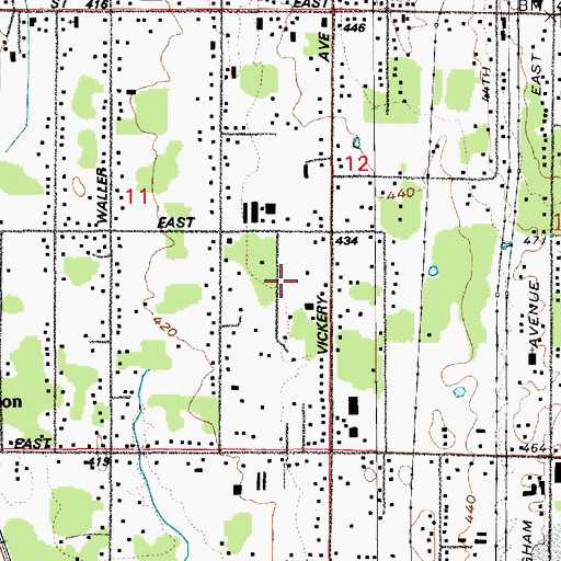 Topographic Map of L'Arche Tahoma Hope Community Church, WA