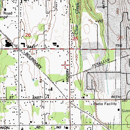 Topographic Map of New Life Church of God Seventh Day Adventist Church, WA