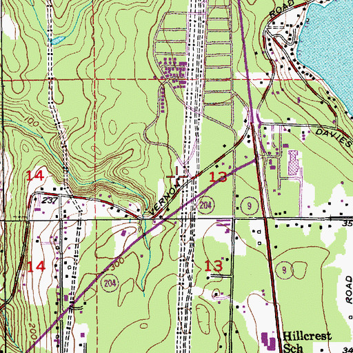 Topographic Map of Revelation Church, WA