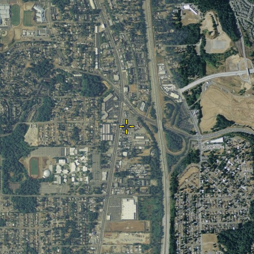 Aerial/Satellite Image of Midway Post Office, WA
