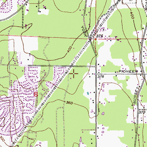Topographic Map of Cedar Wood Elementary School, WA