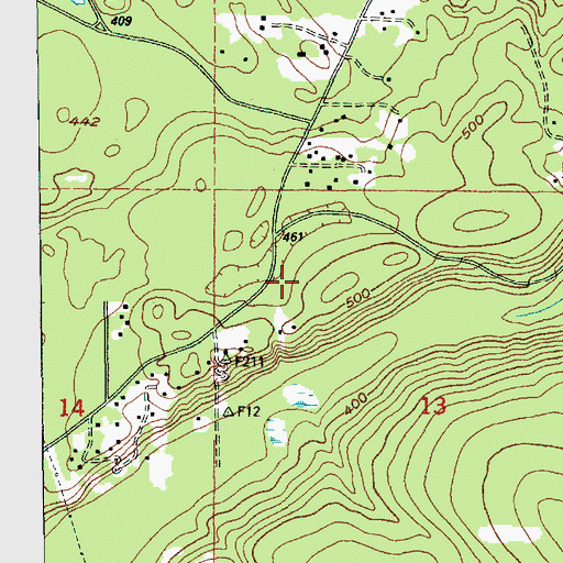 Topographic Map of Endeavour Elementary School, WA