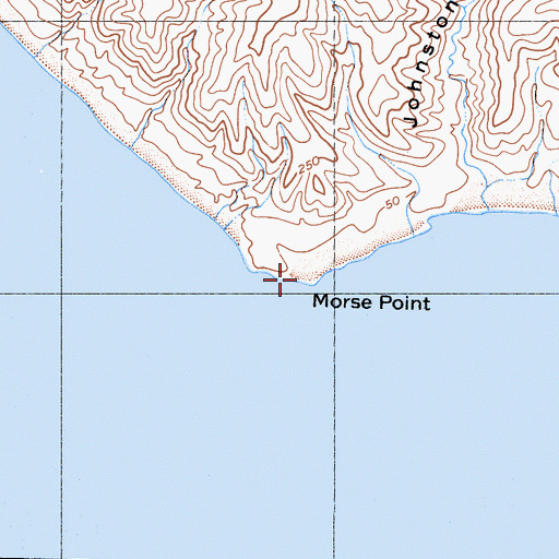 Topographic Map of Morse Point, CA