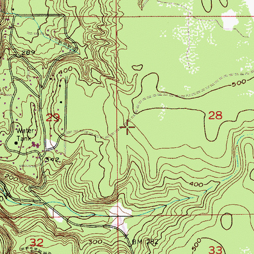 Topographic Map of Endeavour Elementary School, WA