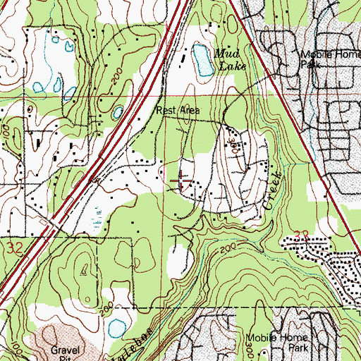 Topographic Map of Home Hospital School, WA