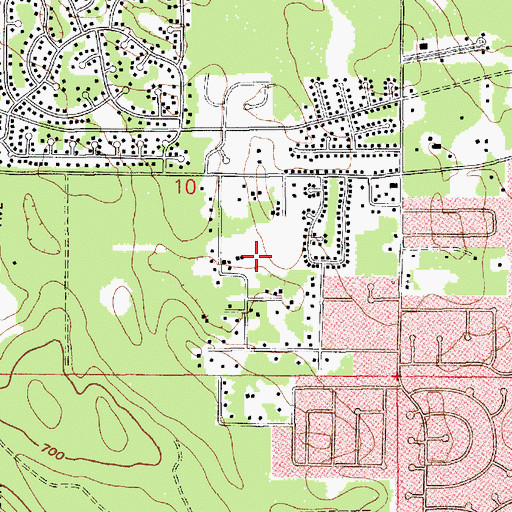 Topographic Map of Liberty Ridge Elementary School, WA