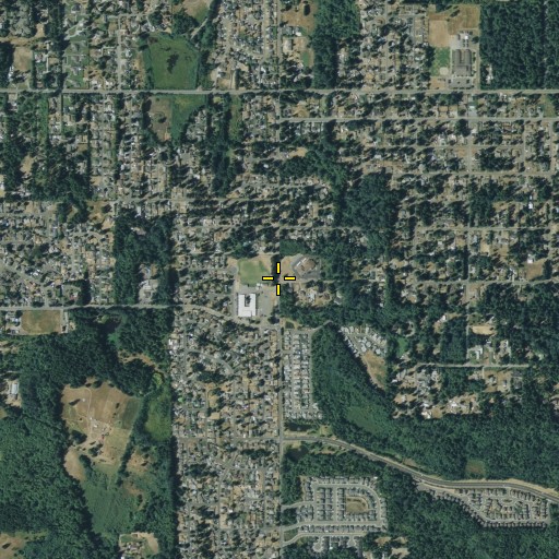 Aerial/Satellite Image of Pope Elementary School, WA