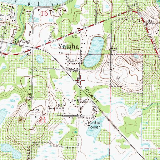 Topographic Map of God's Holy Tabernacle, FL