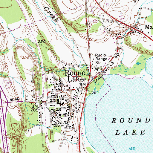 Topographic Map of Dominick F Pasquarell Recreation Field, NY