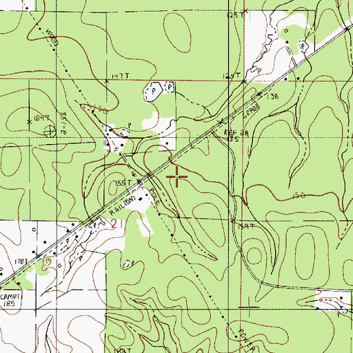 Topographic Map of Lakeview School Annex, LA