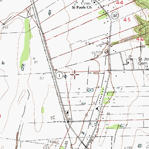Topographic Map of Avoyelles Public Charter School, LA