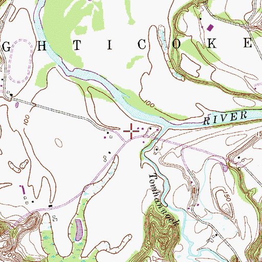 Topographic Map of School Number 8 (historical), NY
