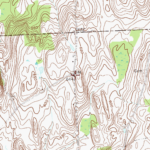 Topographic Map of School Number 5 (historical), NY