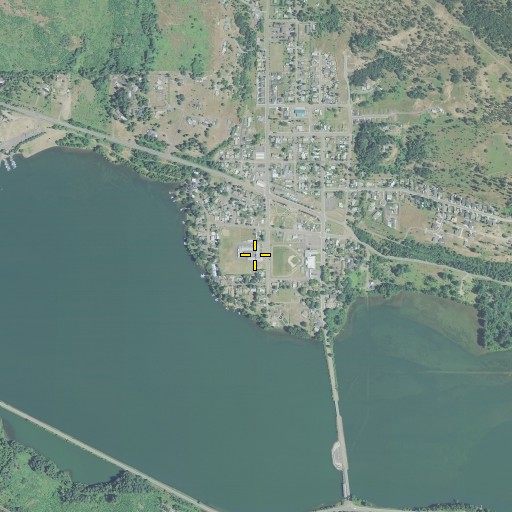 Aerial/Satellite Image of Lundy Elementary School, OR