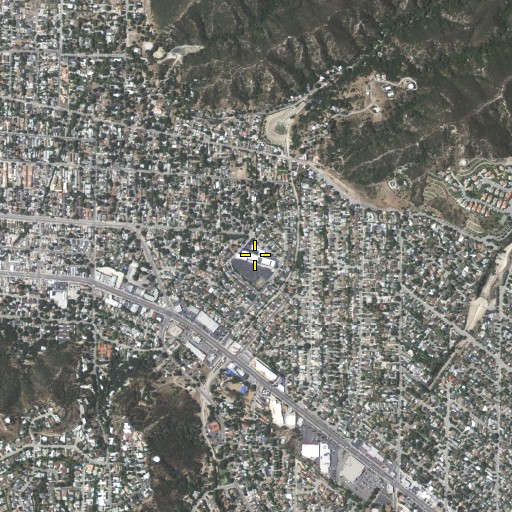 Aerial/Satellite Image of Mountain View Elementary School, CA