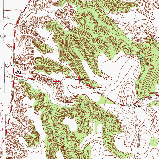 Topographic Map of School Number 1 (historical), NY