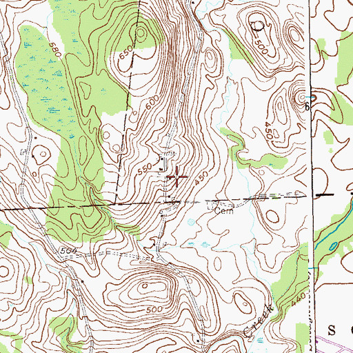 Topographic Map of School Number 6 (historical), NY