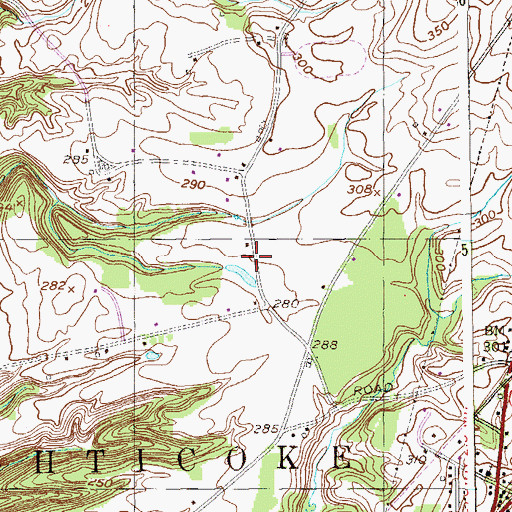 Topographic Map of School Number 13 (historical), NY