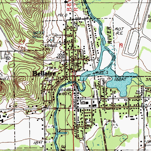 Topographic Map of Richardi Park, MI