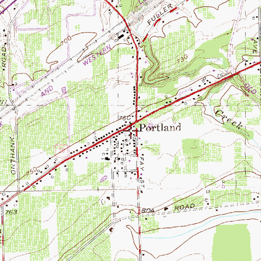 Topographic Map of First Methodist Episcopal Church (historical), NY