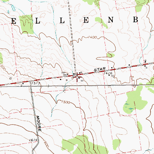 Topographic Map of Cold Spring School (historical), NY