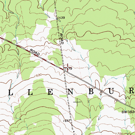 Topographic Map of Gordon School (historical), NY