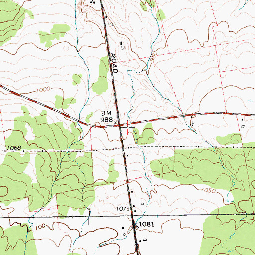 Topographic Map of Hammond School (historical), NY