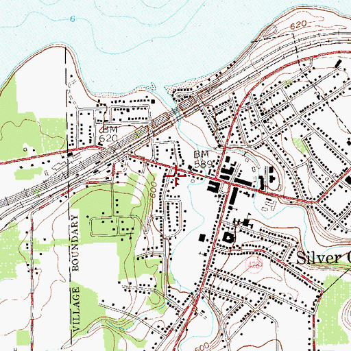 Topographic Map of Our Lady of Mount Carmel Church, NY