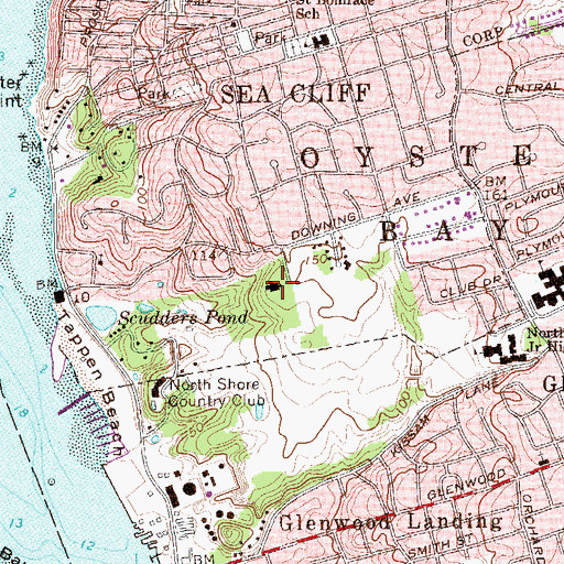 Topographic Map of Saint Christophers Home For Babies, NY