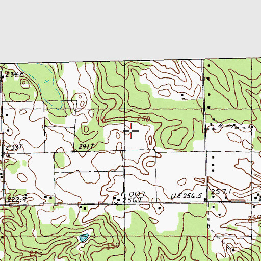 Topographic Map of Centennial Farm Golf Club, MI