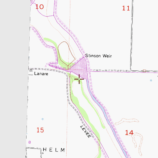 Topographic Map of Murphy Slough, CA