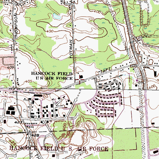 Topographic Map of Conway School (historical), NY