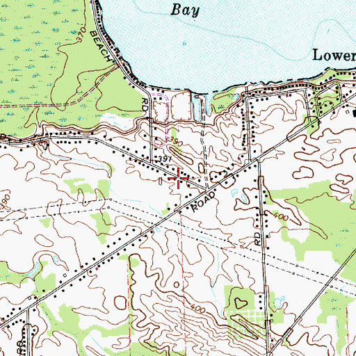 Topographic Map of South Bay School (historical), NY