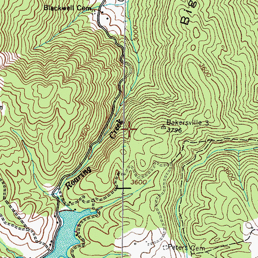 Topographic Map of Commissioner District 2, TN