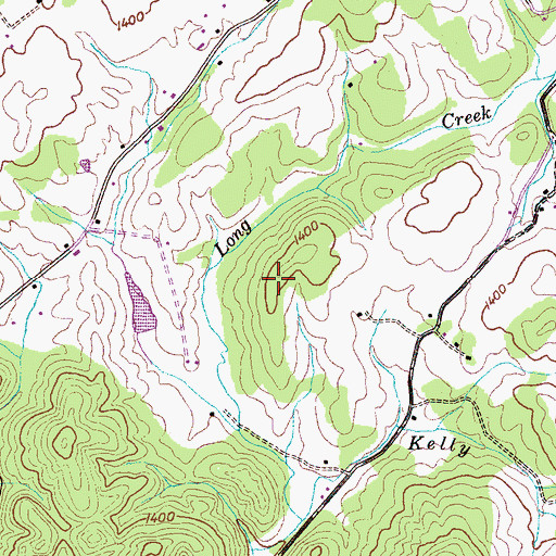 Topographic Map of Commissioner District 2, TN