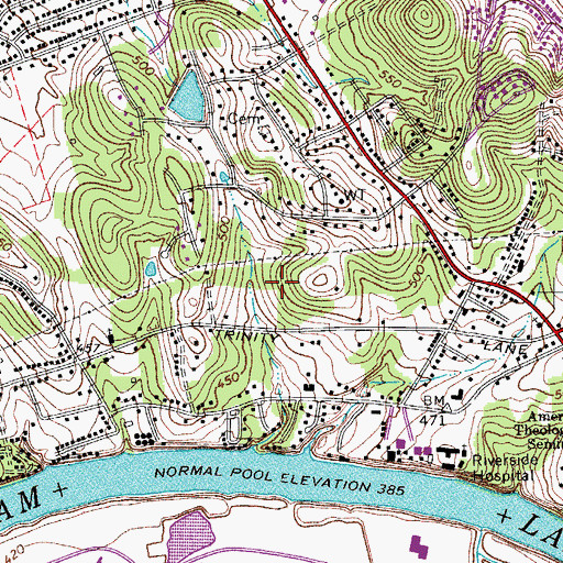 Topographic Map of Commissioner District 2, TN