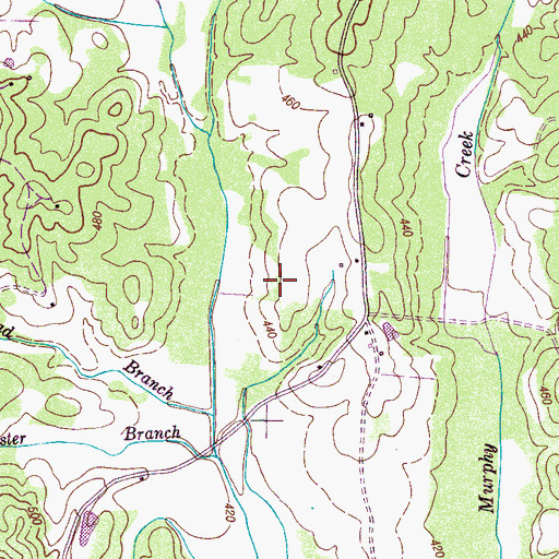 Topographic Map of Commissioner District 2, TN