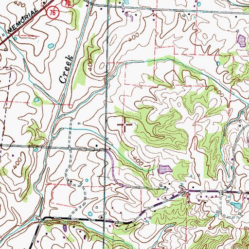 Topographic Map of Commissioner District 2, TN