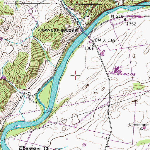 Topographic Map of Commissioner District 2, TN