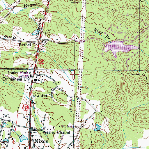 Topographic Map of Commissioner District 2, TN