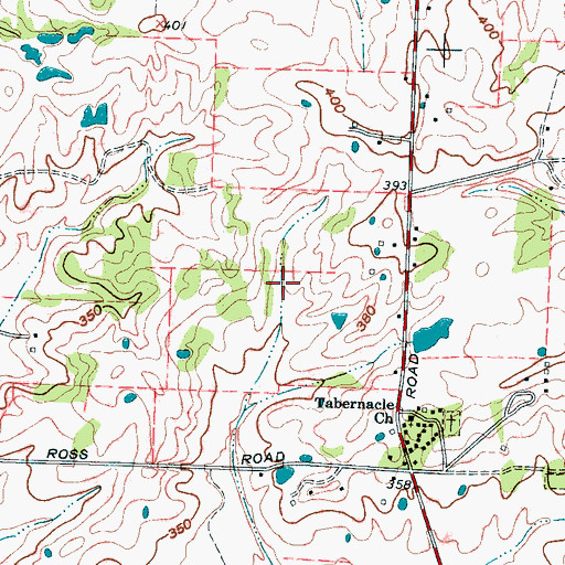 Topographic Map of Commissioner District 2, TN