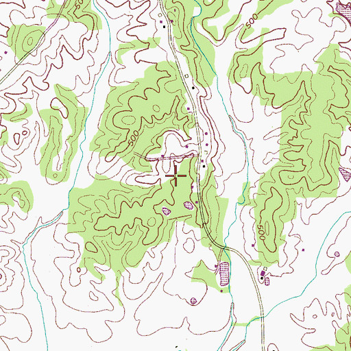 Topographic Map of Commissioner District 2, TN